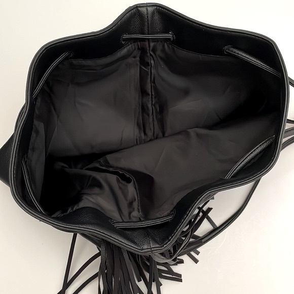 Victorias Secret Fringe Drawstring Backpack - Picture 10 of 12